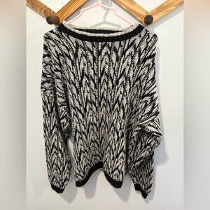 LIKE NEW- MENS VITAGE - COTTON AND RAM SWEATER- Large